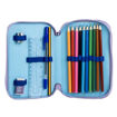 Picture of STITCH 2 ZIP FILLED PENCIL CASE